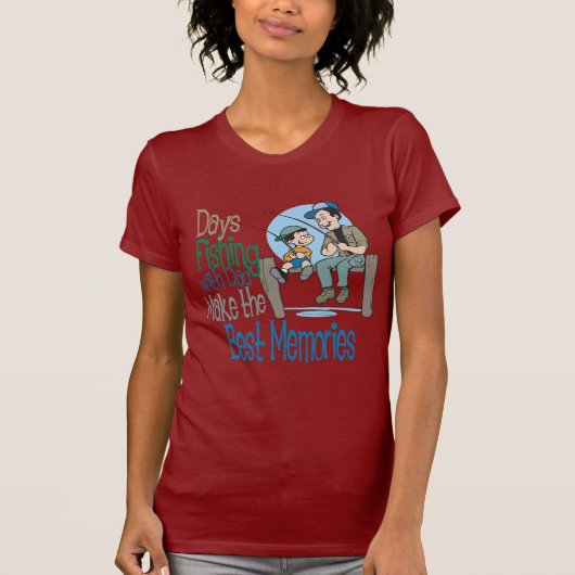 Vist met Vaderdag van papa shirt (Voorkant)