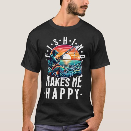 Vist mij gelukkig t-shirt (Voorkant)