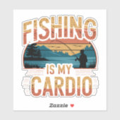 Vist mijn cardio sticker (Vel)