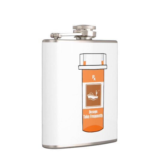 Vist mijn medicijn heupfles (Rechts)