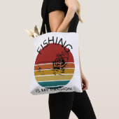 Vist mijn passie, vissen tote bag (Dichtbij)