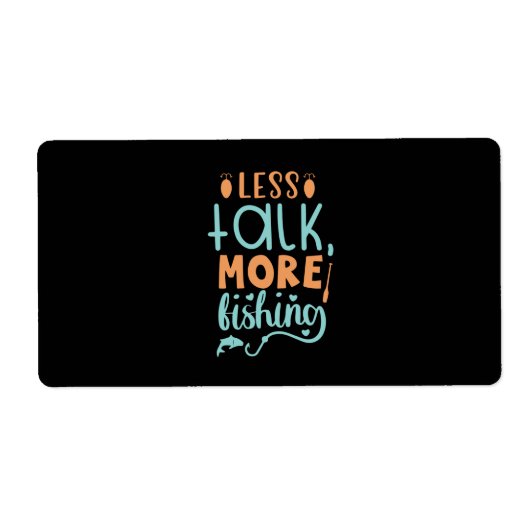 Vist minder praatje meer Gevist Etiket (Voorkant)