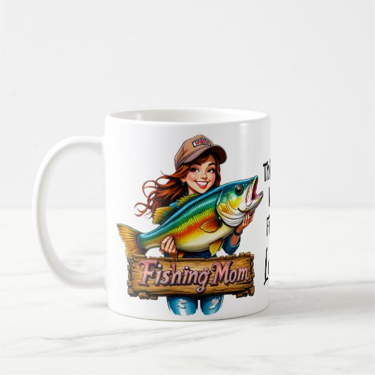 Vist Mom Fish Quote Koffiemok (Links)