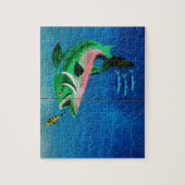 Vist Mural Artwork Street Murals Legpuzzel (Verticaal)