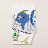 Vist net Zand Worms Bathroom Towel sets Bad Handdoek (Handdoek)