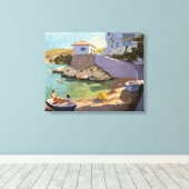 Vist Nets Samos 2005 Canvas Afdruk (Insitu (Houten vloer))