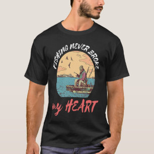 Vist nooit mijn hartsvis te breken t-shirt