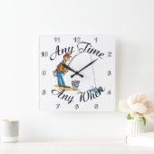 Vist om het even welke tijd de Klok van de Muur (Huis)