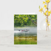 Vist onderweg je creditcard kaart (Gele Bloem)