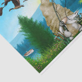 Vist ontkoppeling van Gnomen Tissuepapier (Detail)