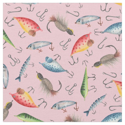 Vist op roze stof (Close Up)