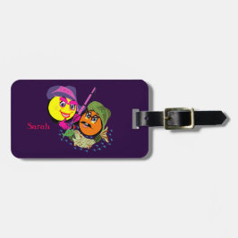 Vist paar bagagelabel