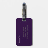 Vist paar bagagelabel (Achterkant verticaal)