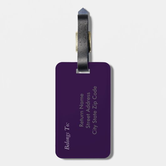 Vist paar bagagelabel (Achterkant verticaal)