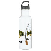 Vist pap Roestvrij stalen flesje Waterfles (Voorkant)