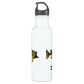 Vist pap Roestvrij stalen flesje Waterfles (Achterkant)