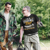 Vist papa Funny Gezegde Papa Vaderdag T-shirt