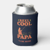 Vist papa Reel Cool Papa Vaderdag Blikjeskoeler (Blikje Voorkant)