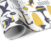 Vist Patroon Cadeaupapier (Rol Hoek)