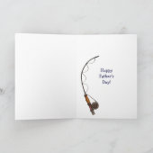 Vist Petten voor Vaderdag Kaart (Binnen)