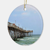 Vist Pier door Shirley Taylor Keramisch Ornament (Links)