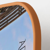 Vist Pier door Shirley Taylor Pickleball Paddle (Links Detail)