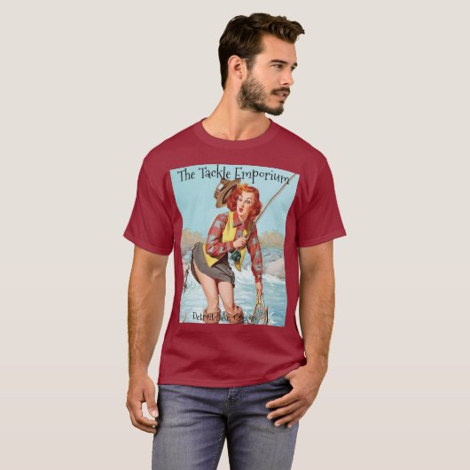 Vist Pinup T-shirt (Voorkant volledig)