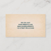 Vist Polen | Grote Mond-vis Visitekaartje (Achterkant)