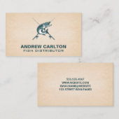 Vist Polen | Grote Mond-vis Visitekaartje (Voorkant / Achterkant)