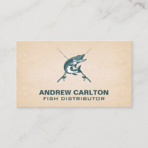 Vist Polen Grote Mond-vis Visitekaartje