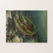 Vist Puzzle Personalized Wilde Salmon Art Puzzle Legpuzzel (Horizontaal)