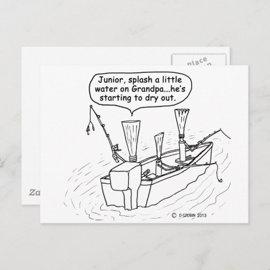 Vist Reeds Briefkaart (Voorkant / Achterkant)