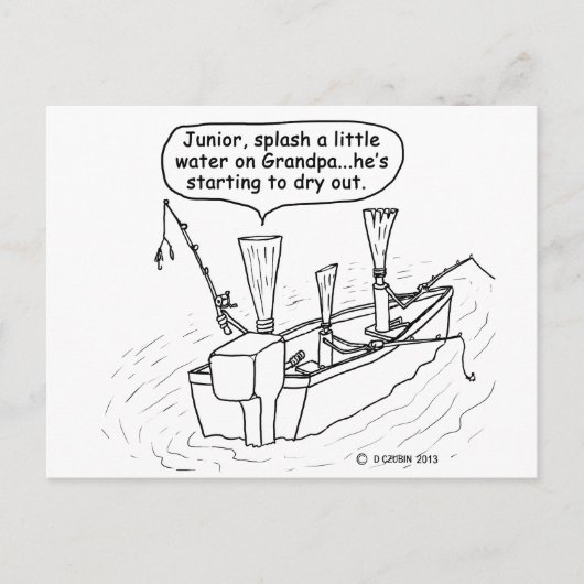 Vist Reeds Briefkaart (Voorkant)