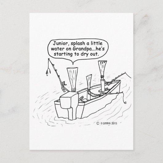Vist Reeds Briefkaart (Voorkant)