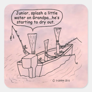 Vist Reeds Square Sticker