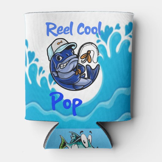 Vist Reel Cool Pop Blikjeskoeler (Voorkant)