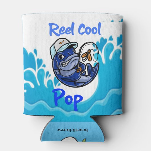 Vist Reel Cool Pop Blikjeskoeler (Achterkant)