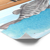 Vist Reel in een plezier, elke Age Birthday Party Poster (Hoek)