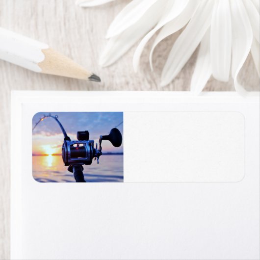 Vist Reel op Sunset Etiket (Insitu)