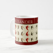 Vist Rustic Salmon Koffiemok (Voorkant links)