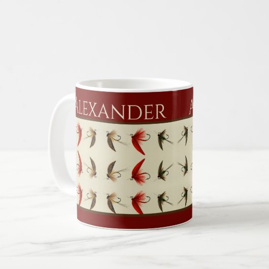 Vist Rustic Salmon Koffiemok (Voorkant links)