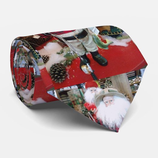 "VIST SANTA STROPDAS" VOOR VISSER IN JE LEVEN STROPDAS (Opgerold)