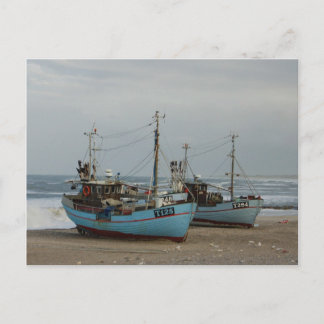 Vist schepen uit Norre Vorupor, Denemarken Briefkaart