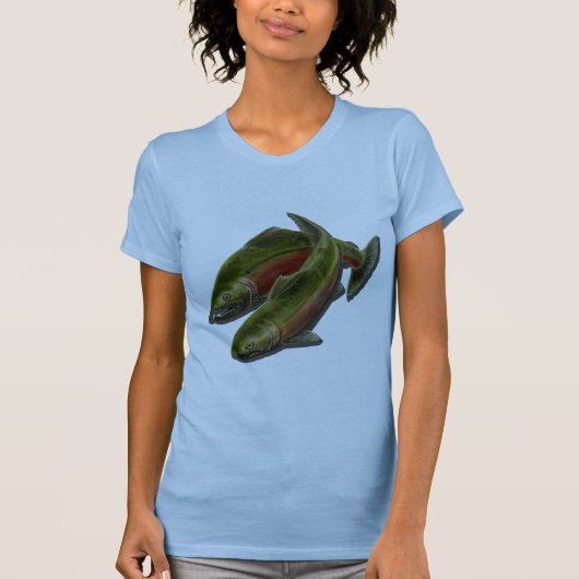 Vist Shirten Coho Salmon Women's T-shirts (Voorkant)