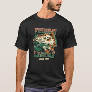 Vist sinds 1976 de wettige forelvisserij t-shirt