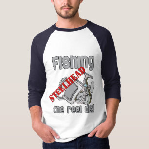 Vist Steelhead de Overeenkomst van de Reel T-shirt