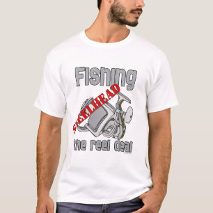 Vist Steelhead de Overeenkomst van de Reel T-shirt