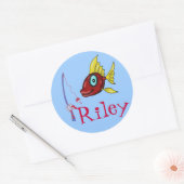 Vist stickers voor Riley (Envelop)