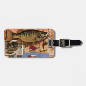 Vist stille levens door John Atherton Bagagelabel (Voorkant horizontaal)