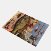 Vist stille levens door John Atherton Deurmat (Schuin)